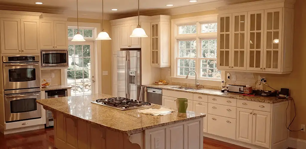 Custom cabinet door installation and kitchen upgrade in Detroit, MI