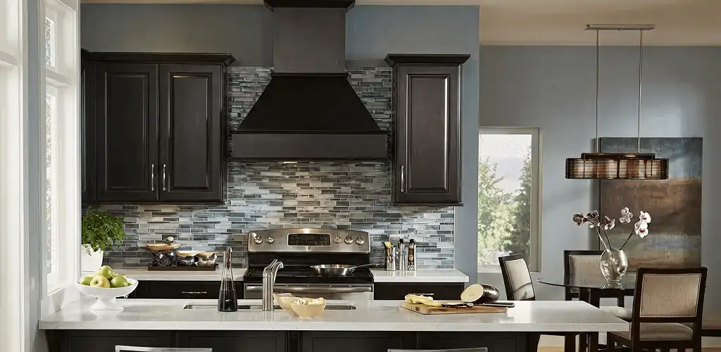 Kitchen cabinet painting and refinishing in a modern kitchen in Detroit, MI