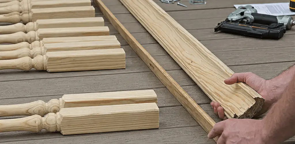 Handrail installation materials and wood components for stair rail work in Detroit, MI